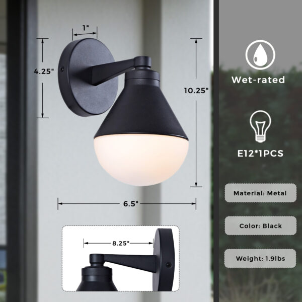 Minimalist Style Mlik Glass with Brass Fixture - Image 2