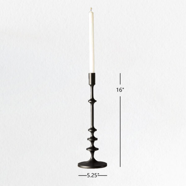 Modern Aluminum Taper Candle Holder with Powdercoated Finish - Image 11