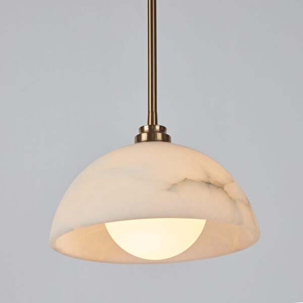 Elegant Alabaster Refinement Pendant