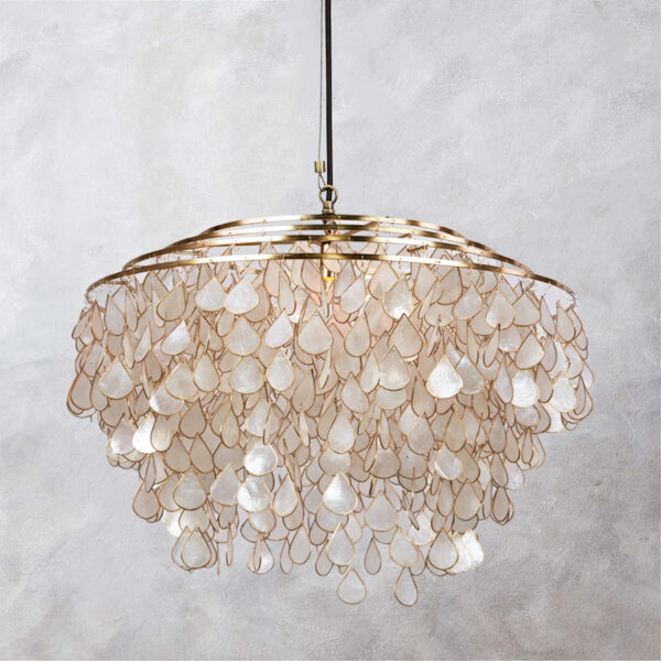 Handcrafted Capiz Shell Chandelier