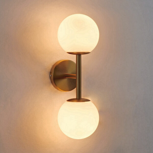 Fiberglass Glow Double Wall Sconce