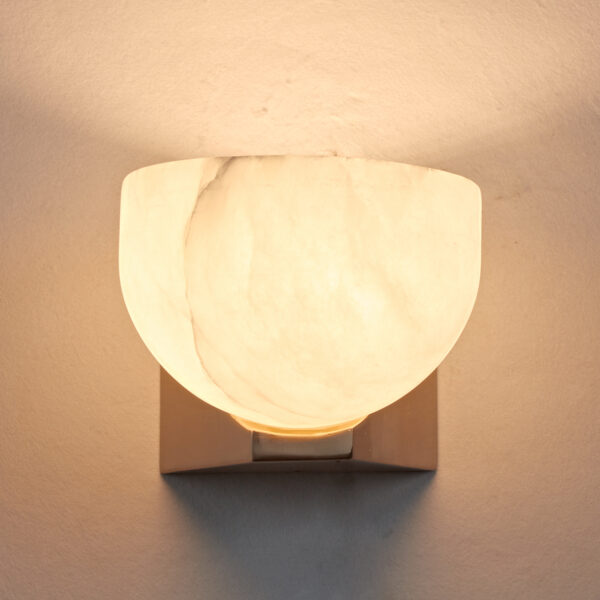 Engraved Elegance Alabaster Sconce - Image 21