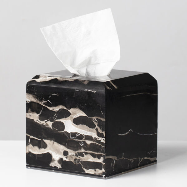 Silver Dragon Marble Luxe Tissue Box - Image 7