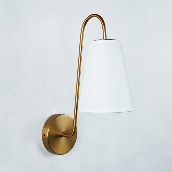 Elegant Design Minimalist Sconce with Linen Shade
