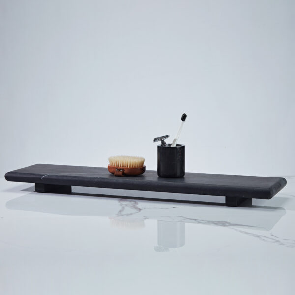 Handcrafted Black Marquina Marble Bath Accessories - Image 39