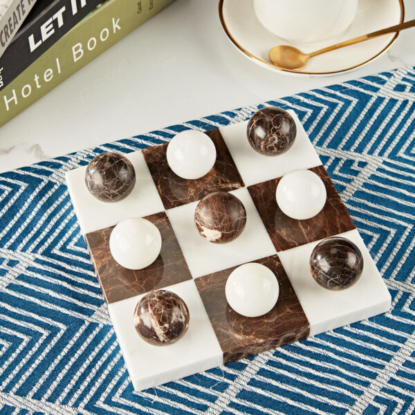 Dual Marble Classic Tic-Tac-Toe Board - Image 16