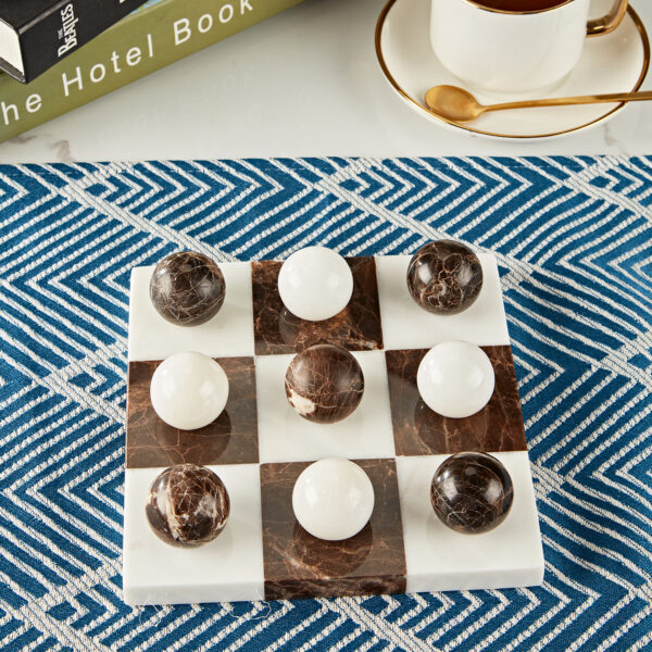 Dual Marble Classic Tic-Tac-Toe Board - Image 17