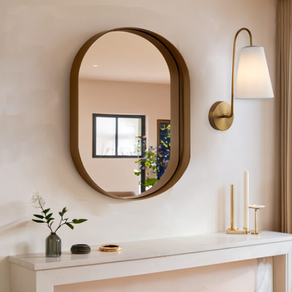 Elegant Design Minimalist Sconce with Linen Shade - Image 8