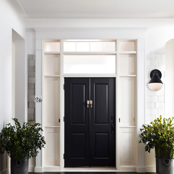 Minimalist Style Mlik Glass with Brass Fixture - Image 9