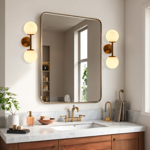 Fiberglass Glow Double Wall Sconce - Image 9