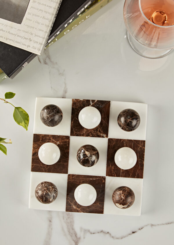 Dual Marble Classic Tic-Tac-Toe Board - Image 9
