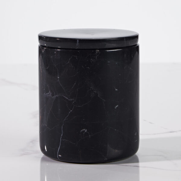 Handcrafted Black Marquina Marble Bath Accessories - Image 26