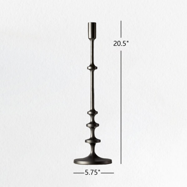 Modern Aluminum Taper Candle Holder with Powdercoated Finish - Image 8