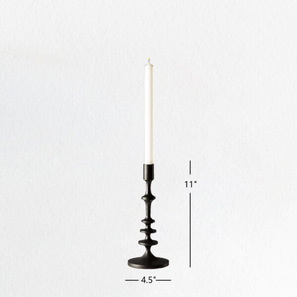 Modern Aluminum Taper Candle Holder with Powdercoated Finish - Image 14
