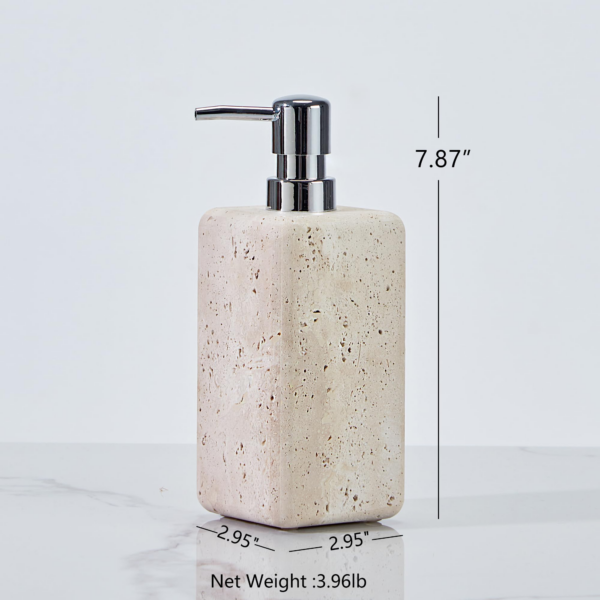 Nature's Touch Travertine Bath Accessories - Image 3