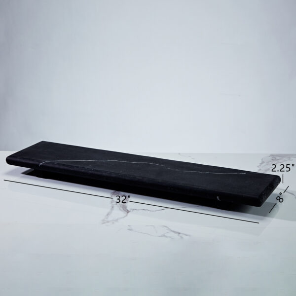 Handcrafted Black Marquina Marble Bath Accessories - Image 40