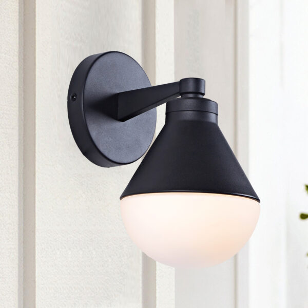 Minimalist Style Mlik Glass with Brass Fixture - Image 3