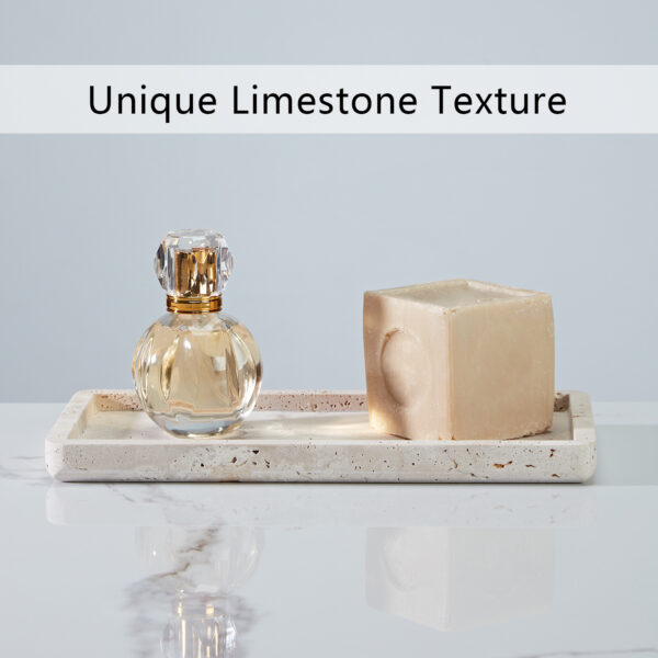 Nature's Touch Travertine Bath Accessories - Image 13