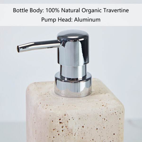 Nature's Touch Travertine Bath Accessories - Image 5