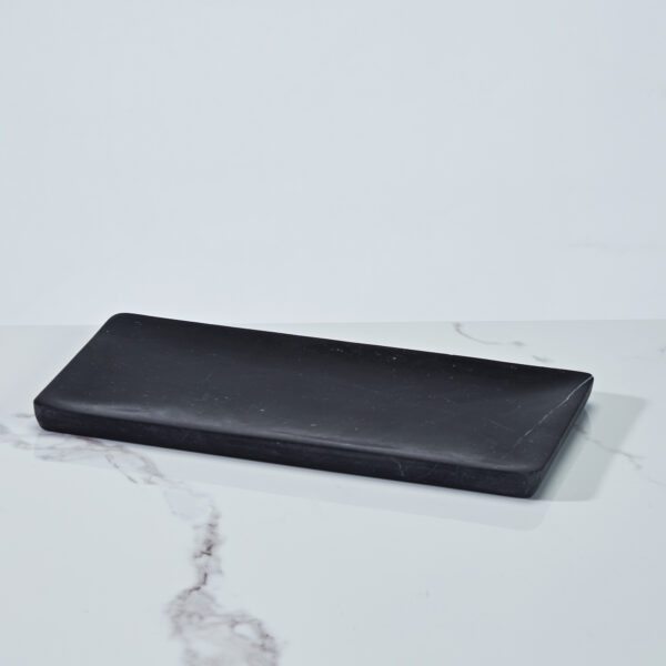 Handcrafted Black Marquina Marble Bath Accessories - Image 9
