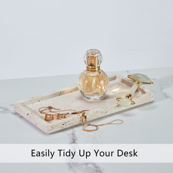 Nature's Touch Travertine Bath Accessories - Image 14