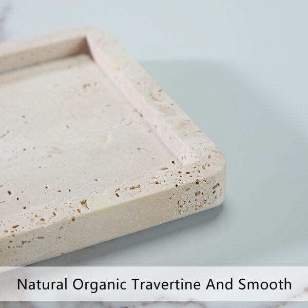 Nature's Touch Travertine Bath Accessories - Image 11