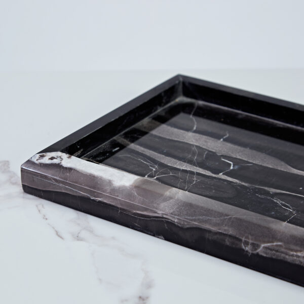 Silver Dragon Marble Luxe Vanity Tray - Image 4