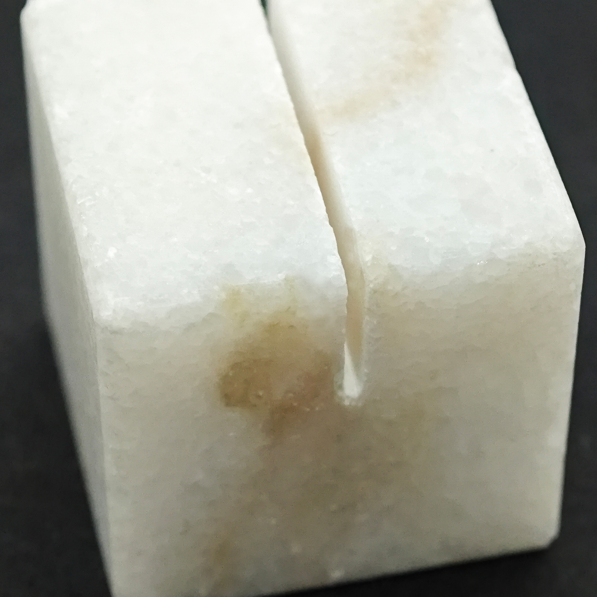 Handcrafted Elegant Polished White Marble Place Card Holders Set of 4 - Image 15