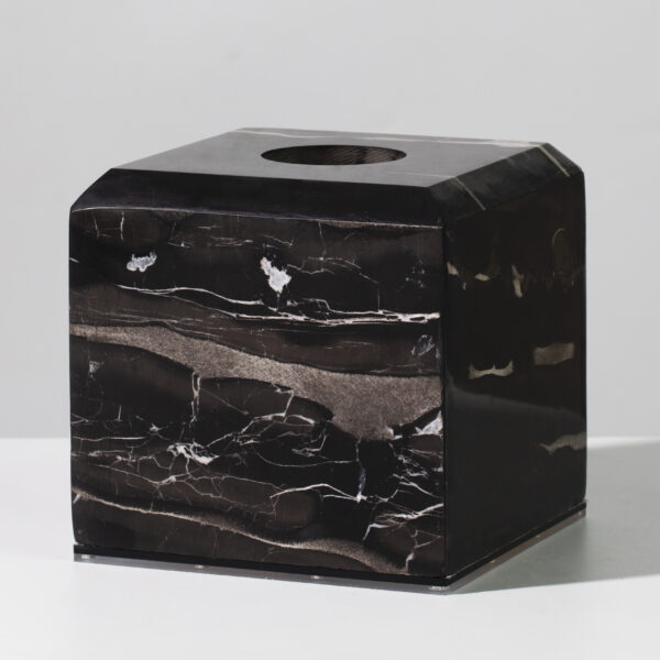 Silver Dragon Marble Luxe Tissue Box - Image 3