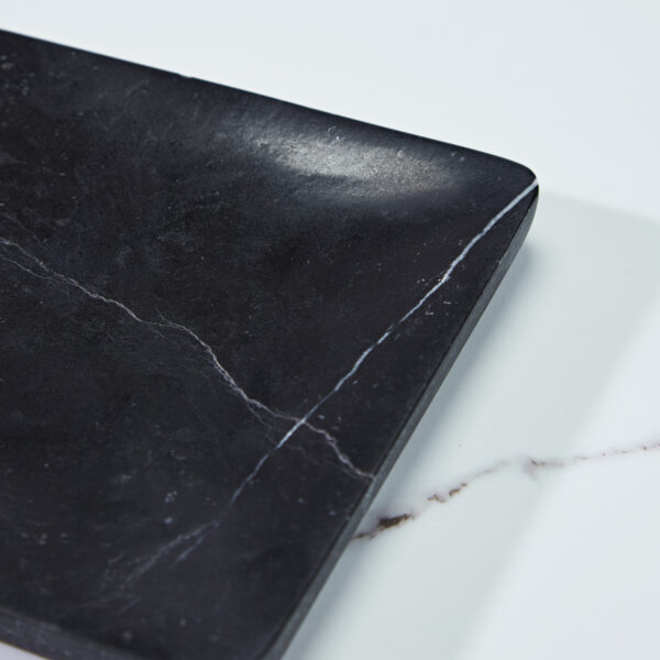 Handcrafted Black Marquina Marble Bath Accessories - Image 11