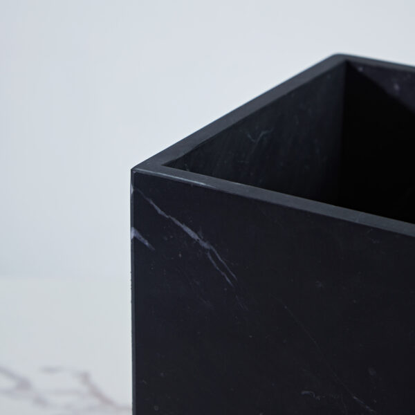 Handcrafted Black Marquina Marble Bath Accessories - Image 18
