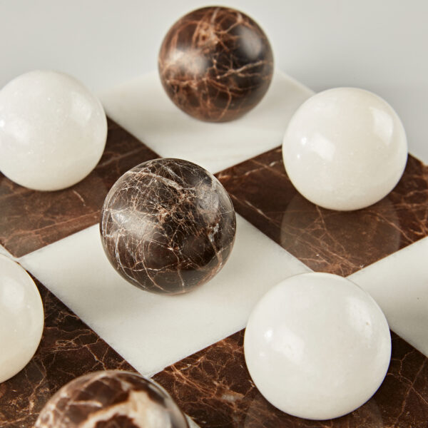 Dual Marble Classic Tic-Tac-Toe Board - Image 4