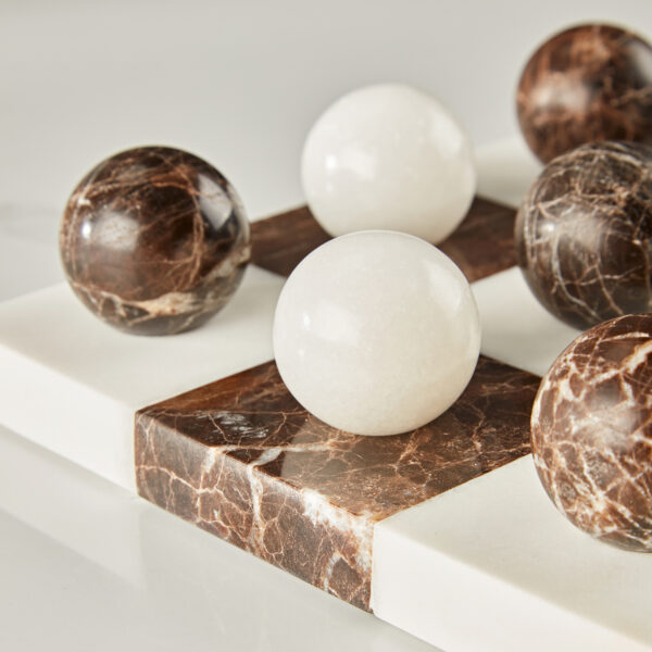 Dual Marble Classic Tic-Tac-Toe Board - Image 19