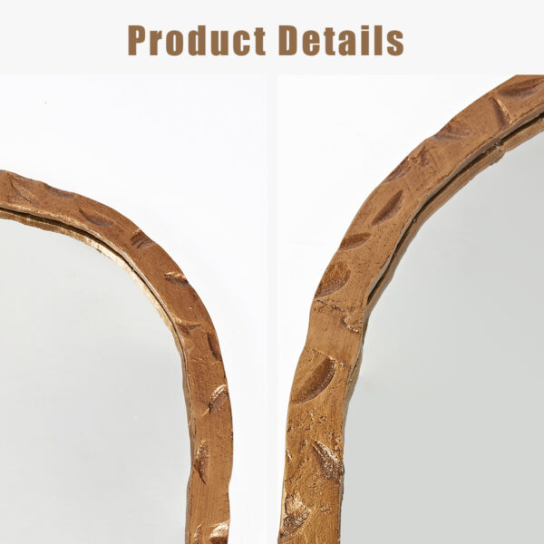 Metal Frame Round Wall Mirror - Image 4
