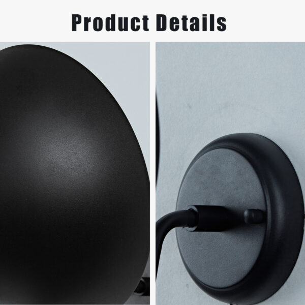 Brass Handcrafted Round Shade Sconce - Image 4