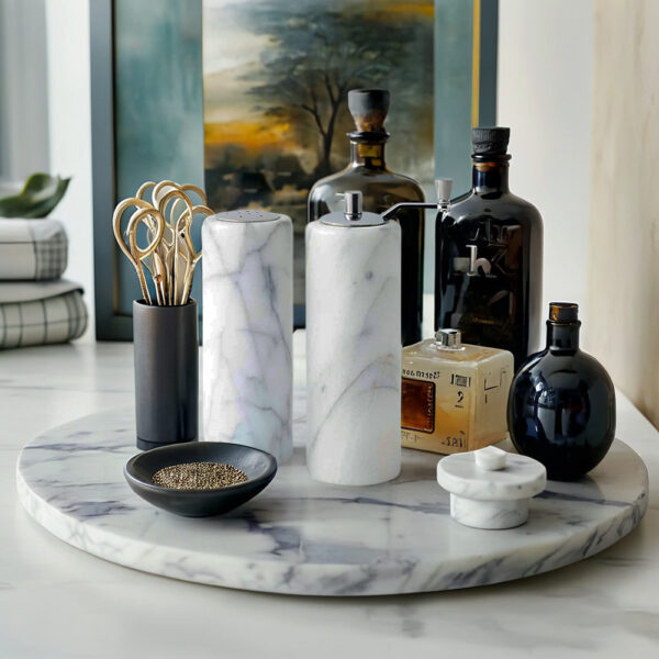 White Marble Salt& Pepper Shaker - Image 13