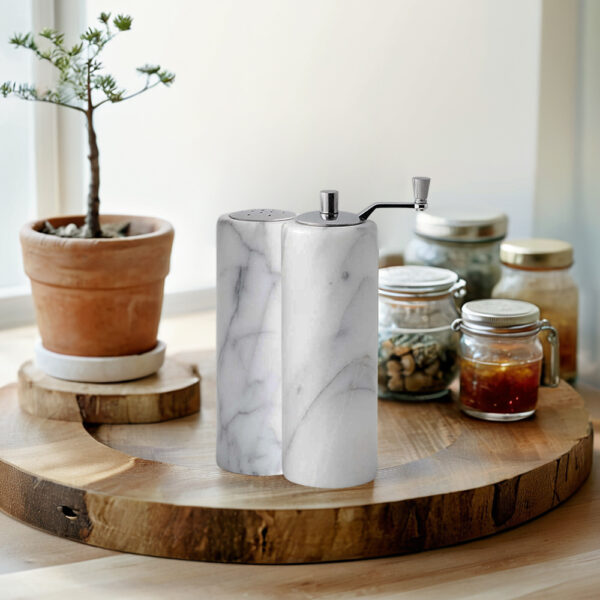 White Marble Salt& Pepper Shaker - Image 14