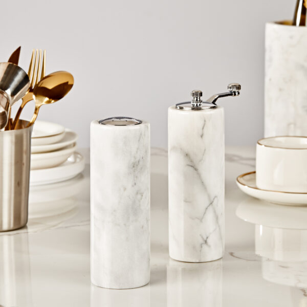 White Marble Salt& Pepper Shaker - Image 11