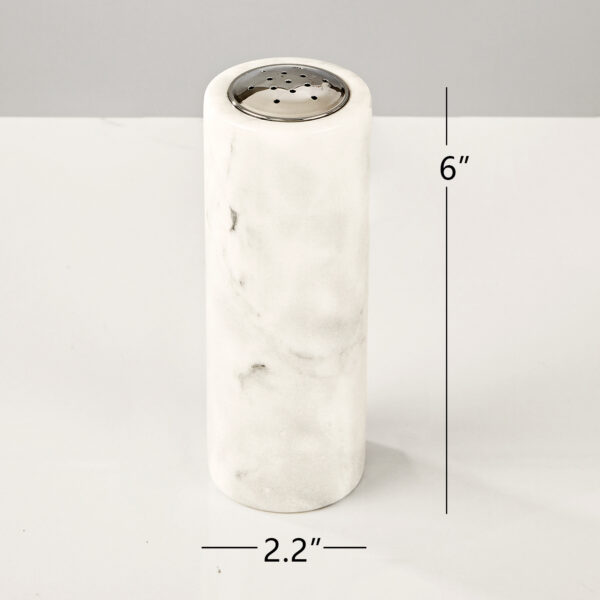 White Marble Salt& Pepper Shaker - Image 6