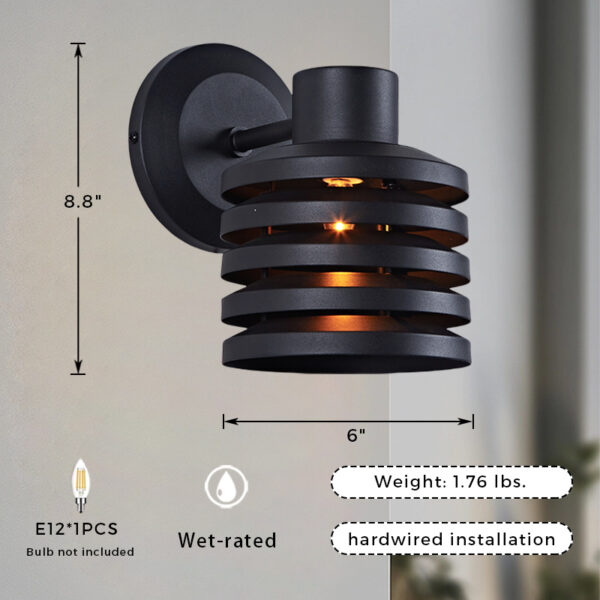 Illuminate Brass Louver Sconce - Image 2
