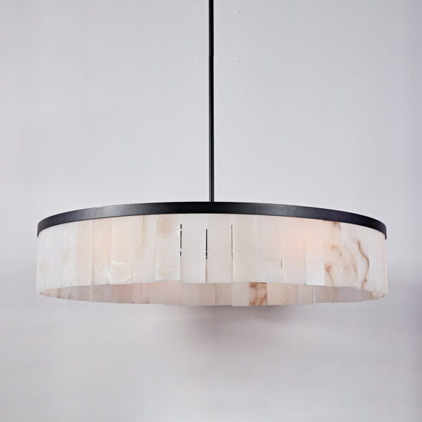 Modern Alabaster Rustic Chandelier