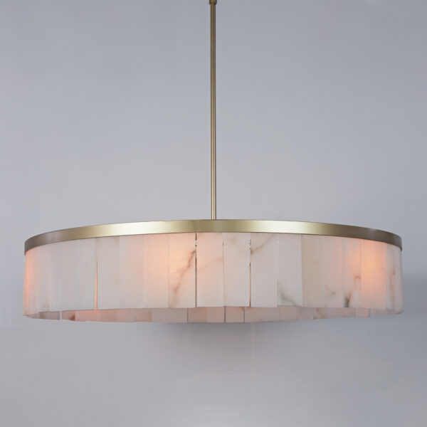 Modern Alabaster Rustic Chandelier - Image 19