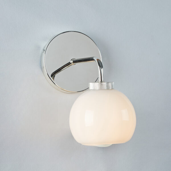 Blown Glass Steel Frame Single Sconce Collection - Image 53