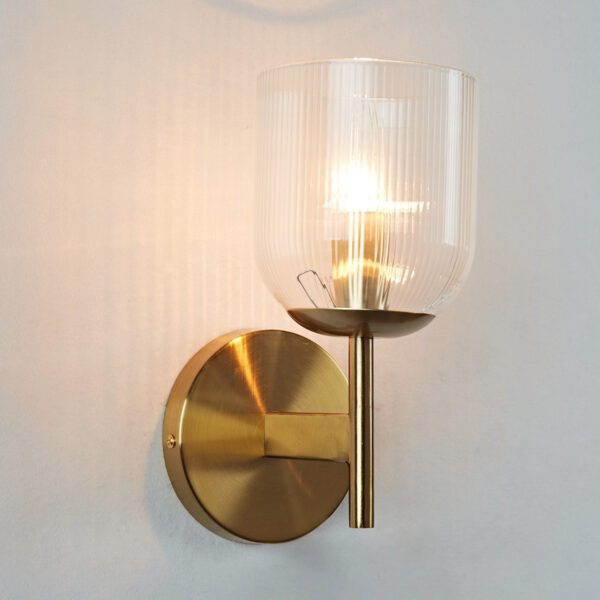 Antique Bronze Bell-Shaped Wall Sconce