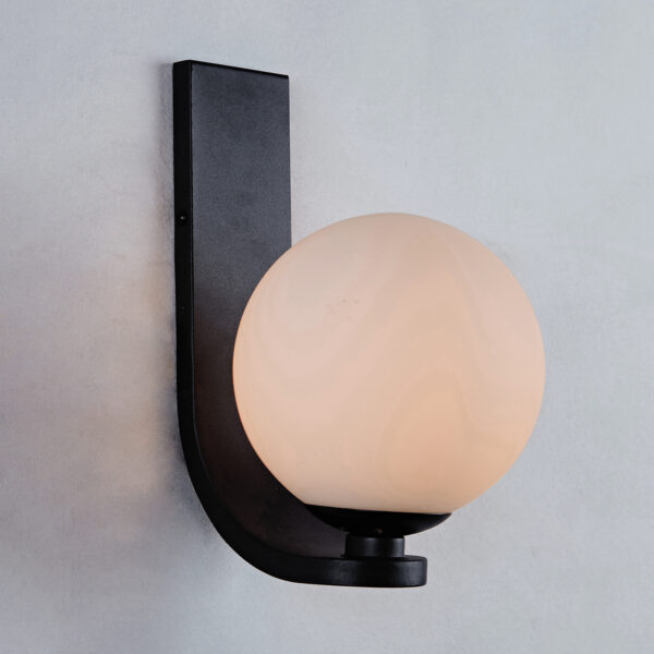Modern Art Deco Globe Sconce