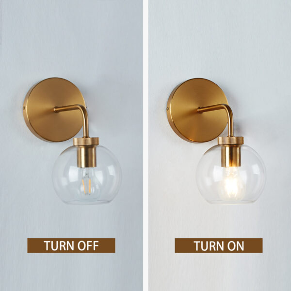 Blown Glass Steel Frame Single Sconce Collection - Image 44
