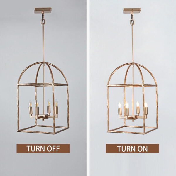 Modern Industrial Forged-Iron Pendant Light - Image 16