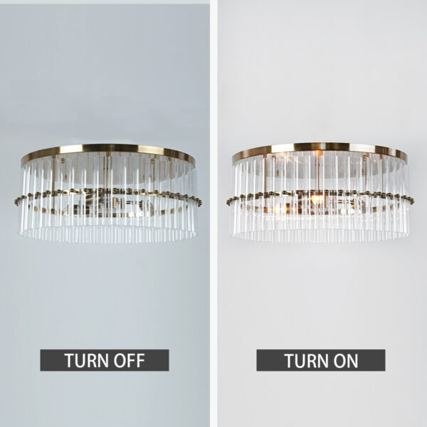 Luminous Steel Craft Flush Mount - Image 5