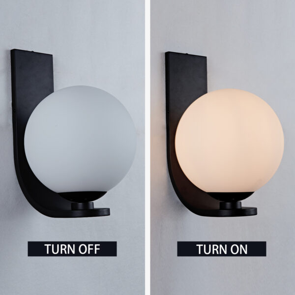 Modern Art Deco Globe Sconce - Image 18