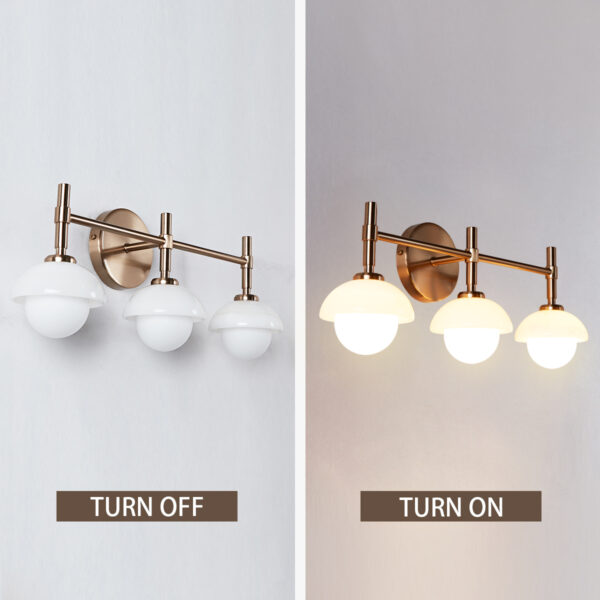 Opulent Glow Hand-Carved Alabaster Bathroom Sconce - Image 5